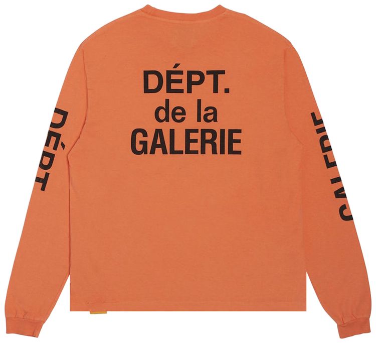Gallery Dept French Collector Long Sleeve Tee Orange