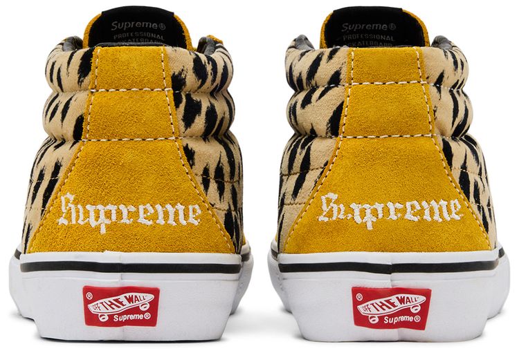 Supreme x Vans Sk8 Mid Pro Cheetah Velvet