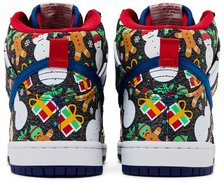 Concepts x Nike SB Dunk Pro High Ugly Christmas Sweater 2017 Special Box