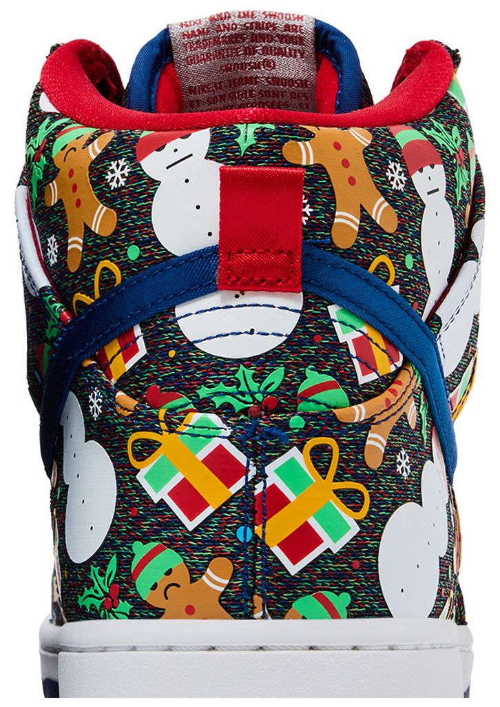 Concepts x Nike SB Dunk Pro High Ugly Christmas Sweater 2017 Special Box