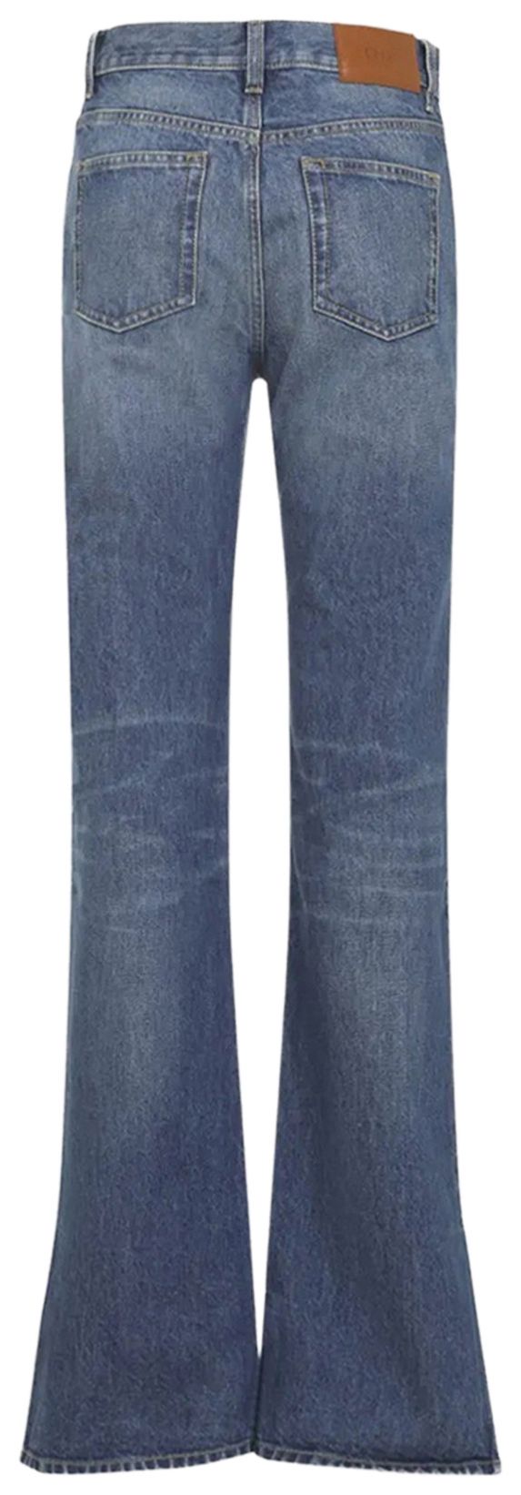 Chloe Jeans With Slits Faded Indigo