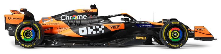 Amalgam Collection McLaren MCL38 2024 Miami Grand Prix 18 Scale