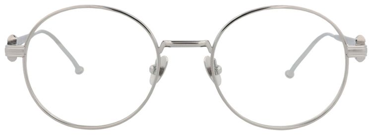 Cartier Round Frame Titanium Optical Frames RutheniumTransparent