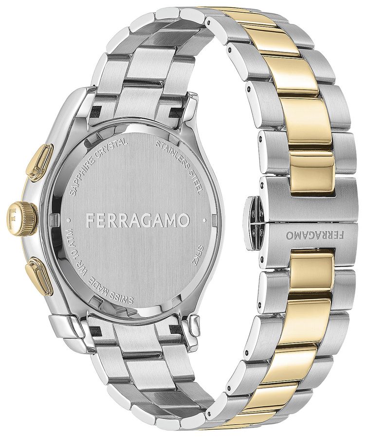 Ferragamo 1927 Chrono Bracelet Watch Two Tone