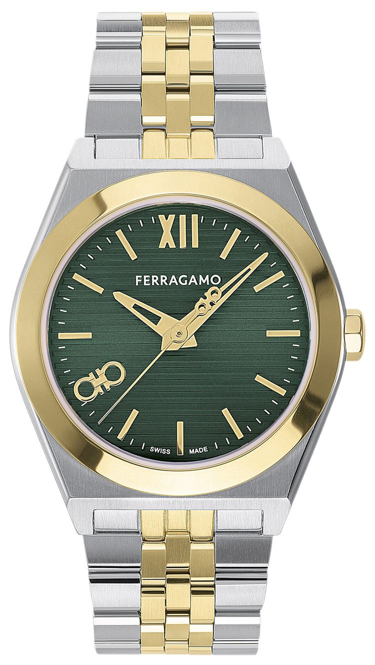 Ferragamo Vega New Bracelet Watch Two Tone
