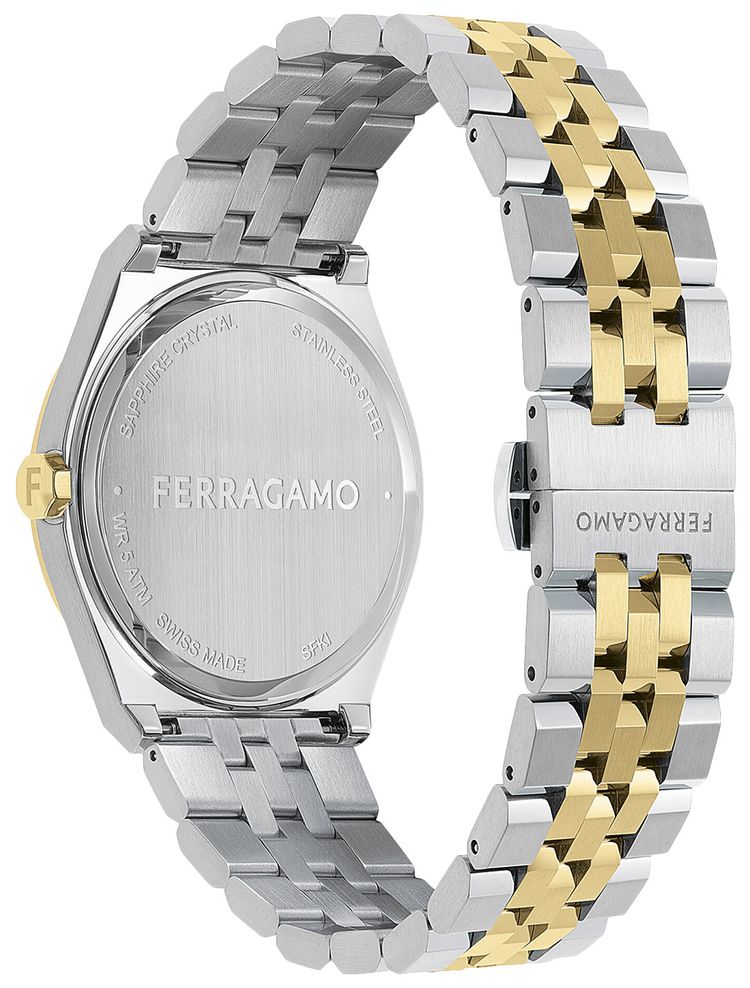 Ferragamo Vega New Bracelet Watch Two Tone