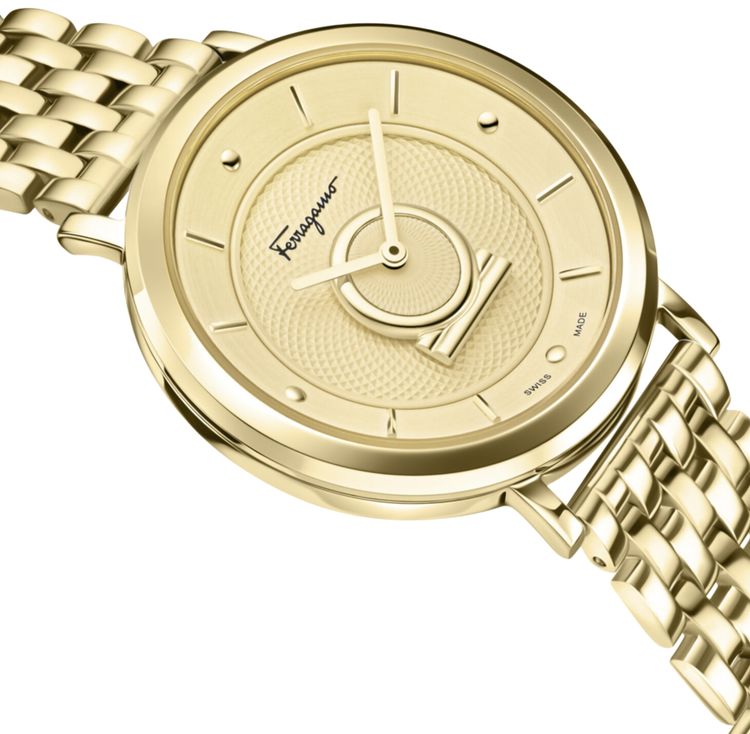 Ferragamo Minuetto Bracelet Watch Gold