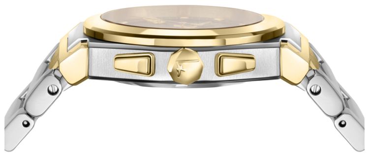 Ferragamo Vega Chrono Bracelet Watch Two Tone