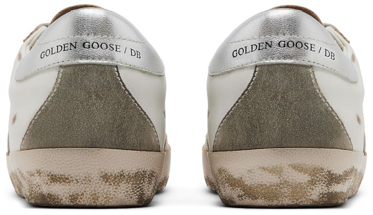 Golden Goose Superstar White Silver