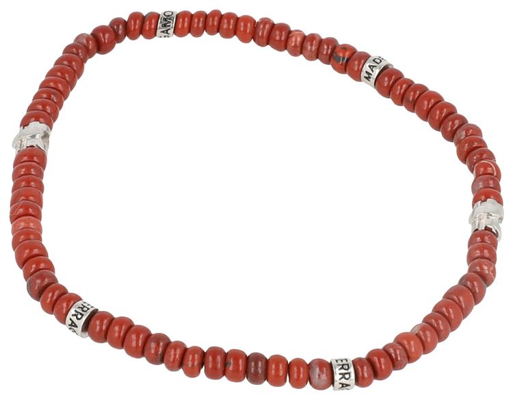 Ferragamo Beadstone Bracelet Red