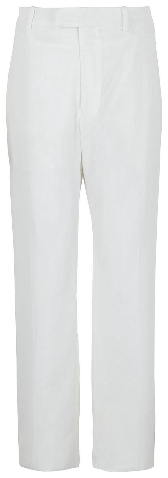 Ferragamo Silk Wide Leg Pants White