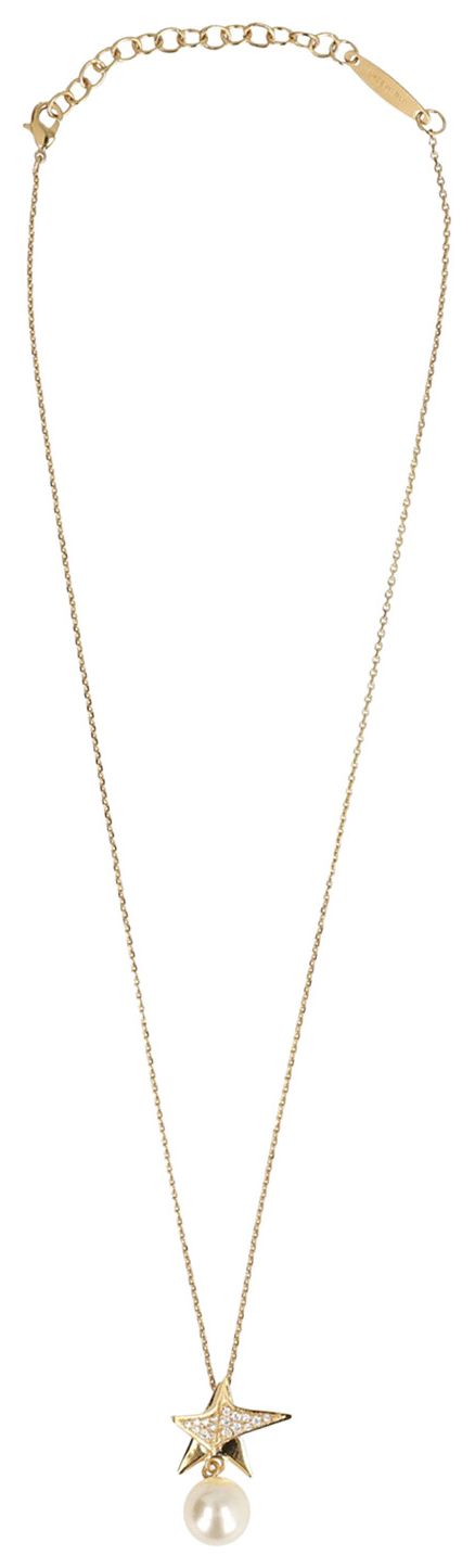 Ferragamo Star Pendant Necklace Gold
