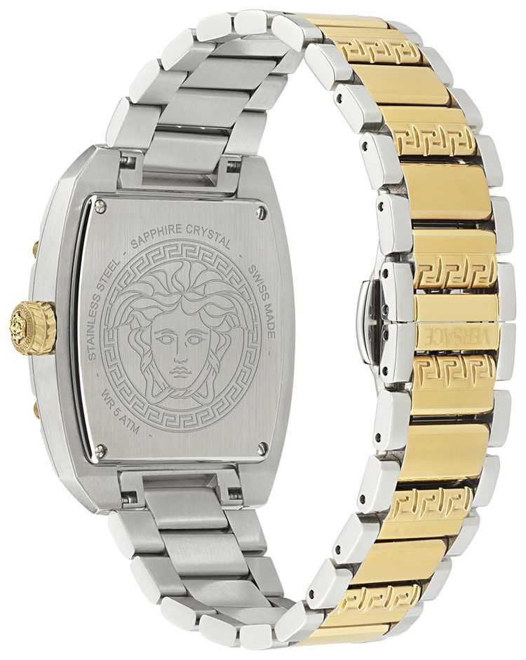 Versace Dominus Bracelet Watch Two Tone