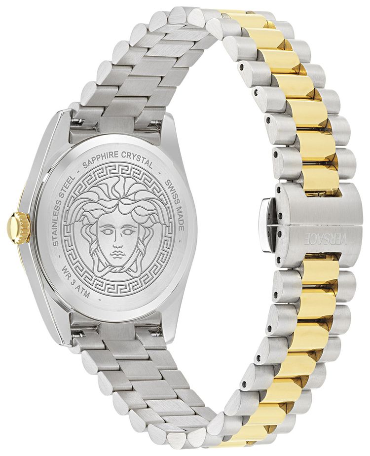 Versace Millenyium Bracelet Watch Two Tone