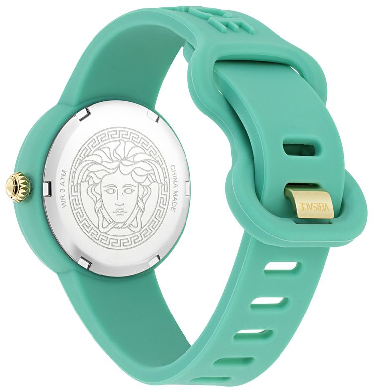 Versace Medusa Pop Kids Silicone Watch Teal