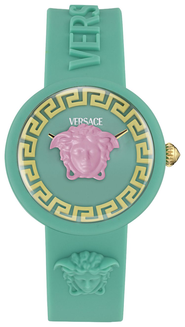 Versace Medusa Pop Kids Silicone Watch Teal