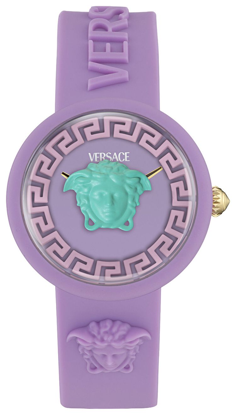 Versace Medusa Pop Kids Silicone Watch Purple