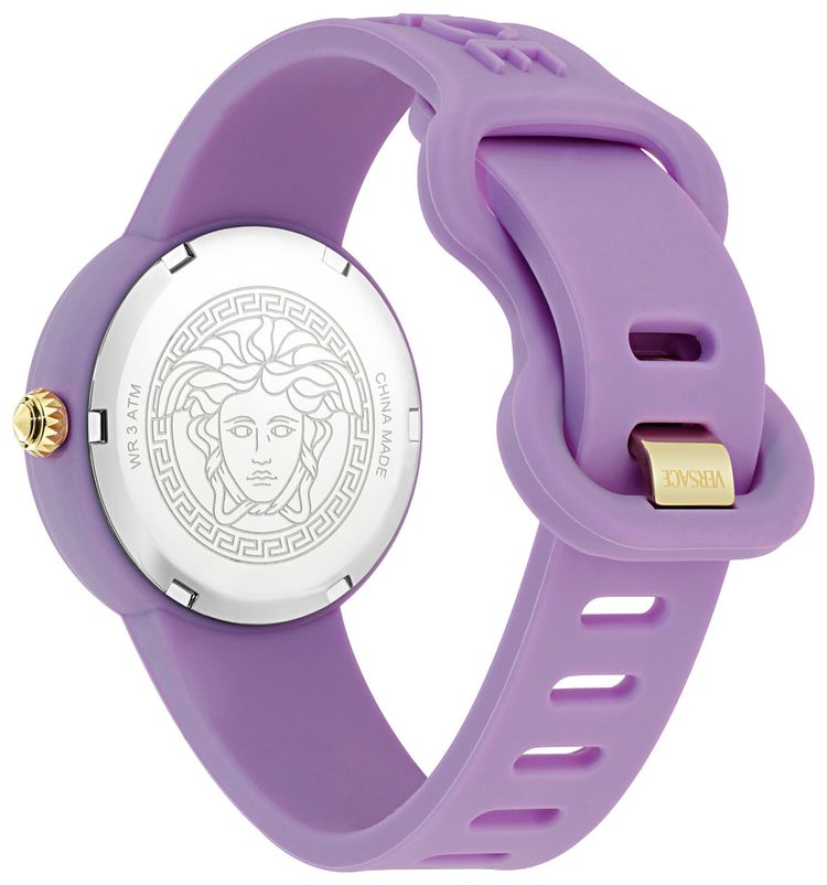 Versace Medusa Pop Kids Silicone Watch Purple