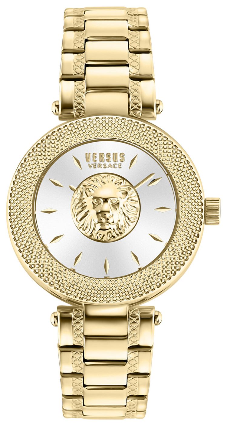 Versace Brick Lane Bracelet Watch Gold