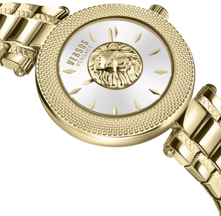Versace Brick Lane Bracelet Watch Gold