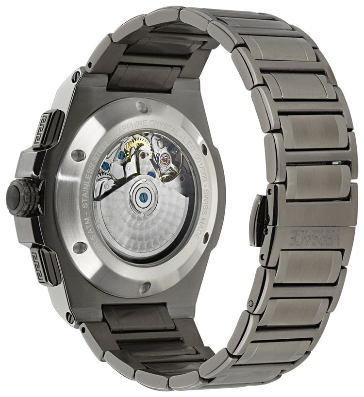 Buy Versace Greca Extreme Chrono Skeleton Automatic Watch 'Gun ...