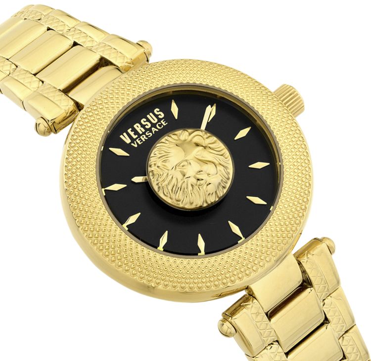 Versace Brick Lane Bracelet Watch Gold