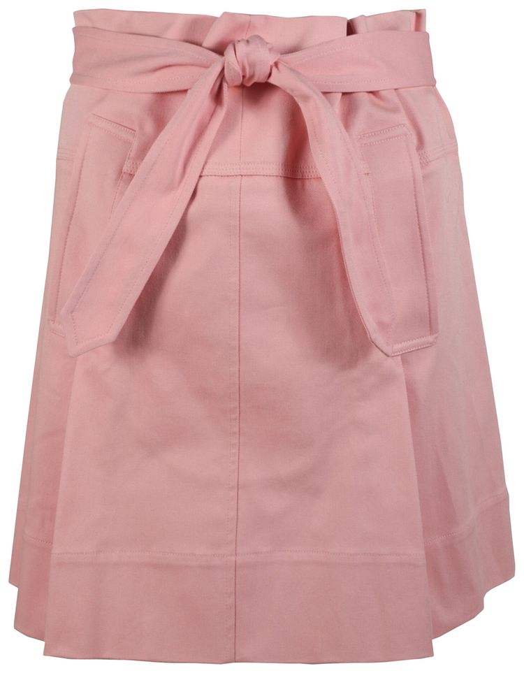 Ferragamo Belted Mini Skirt Pink