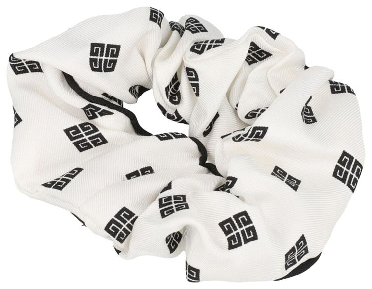 Givenchy Silk 4G Logo Scrunchie Set WhiteLilac