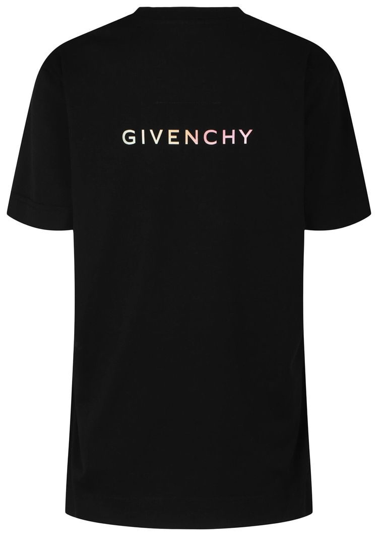 Givenchy 4G Peace Logo Graphic T Shirt Black