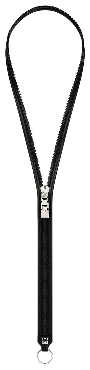 Givenchy 4G Zip Necklace Black