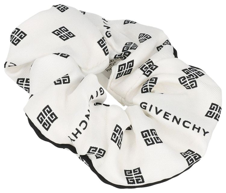 Givenchy Silk 4G Logo Scrunchie Set WhitePurple