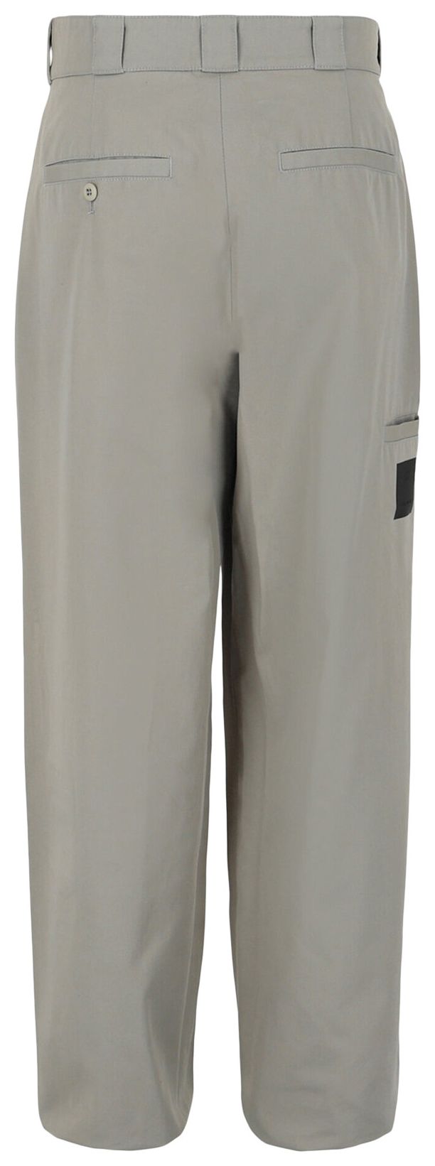 Givenchy Raw Cut Woven Pants Stone Grey