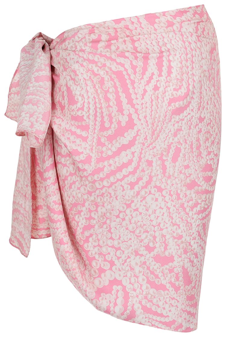 Givenchy Pearl Print Sarong PinkWhite