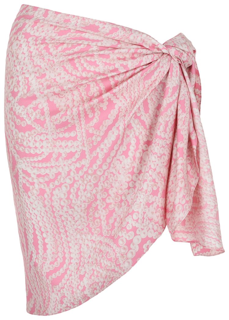 Givenchy Pearl Print Sarong PinkWhite