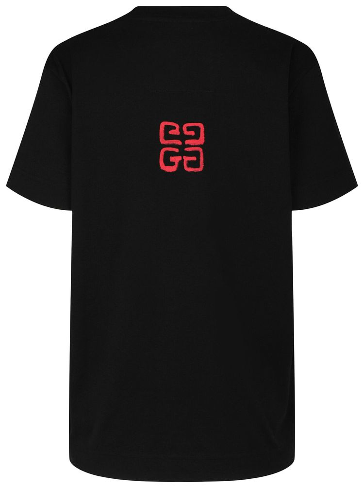 Givenchy Graphic Logo T Shirt Black