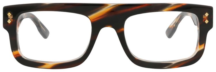 Gucci Square Frame Acetate Optical Frames HavanaTransparent