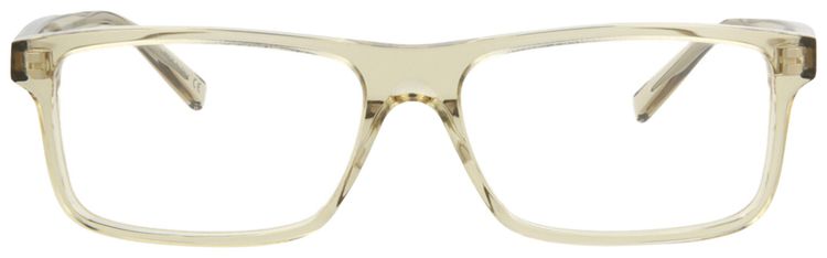 Saint Laurent Square Frame Acetate Optical Frames YellowTransparent
