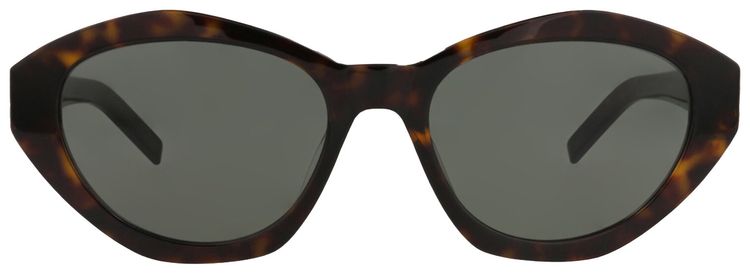 Saint Laurent Cat Eye Frame Acetate Sunglasses HavanaGrey