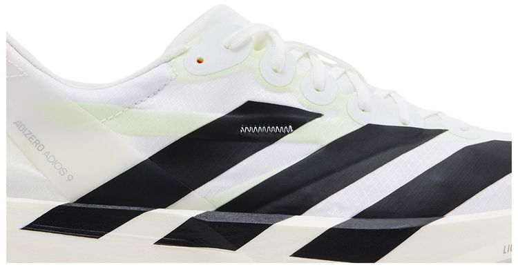 adidas Adizero Adios 9 White Black Silver Metallic
