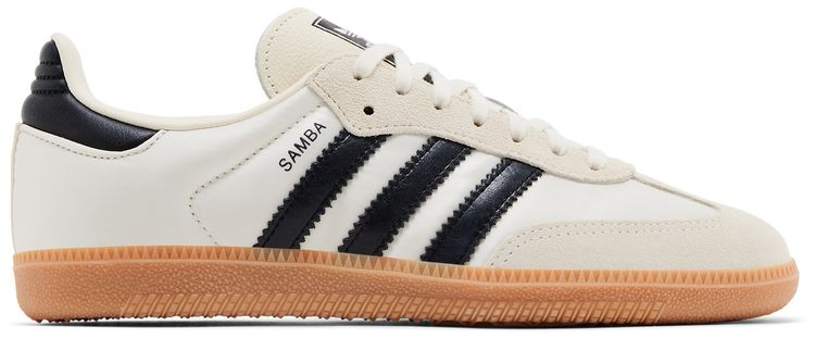 adidas Samba OG J Cream Black Satin