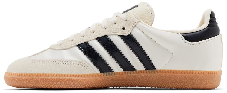 adidas Samba OG J Cream Black Satin