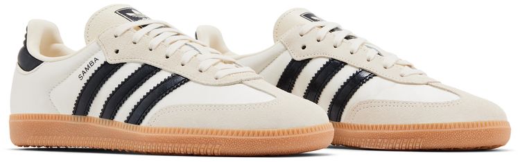 adidas Samba OG J Cream Black Satin