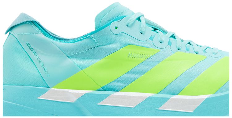 adidas Adizero Adios Pro 4 Flash Aqua Lucid Lemon