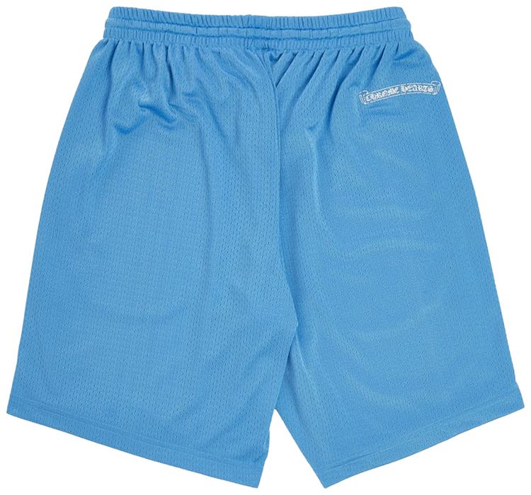 Chrome Hearts Mesh Varsity Shorts Blue
