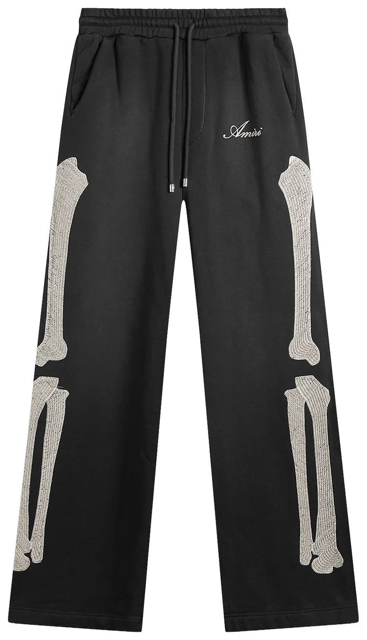 Amiri Bones Oversized Sweatpant Black