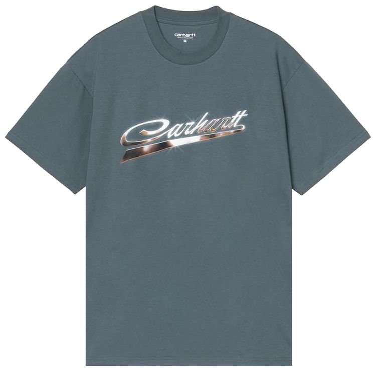 Carhartt WIP Short Sleeve Vroooom T Shirt Office Blue