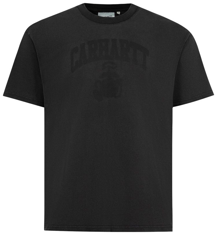 Carhartt WIP Short Sleeve Faded Pond Corps T Shirt Black