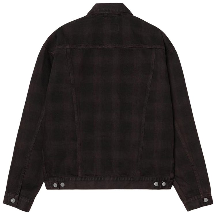 Carhartt WIP Everson Trucker Jacket Everson PrintBlackPalisander