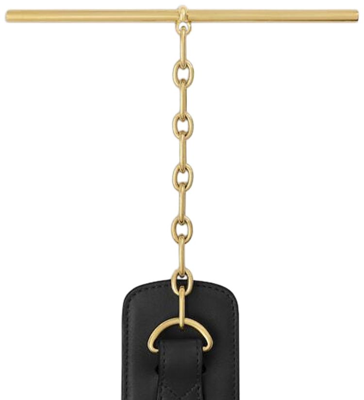 CELINE Disc Belt In Supple Natural Calf Skin Black