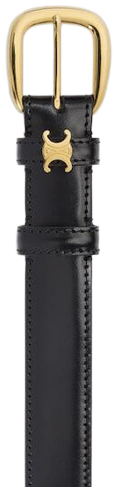 CELINE Vivienne Belt In Taurillon Leather Safari